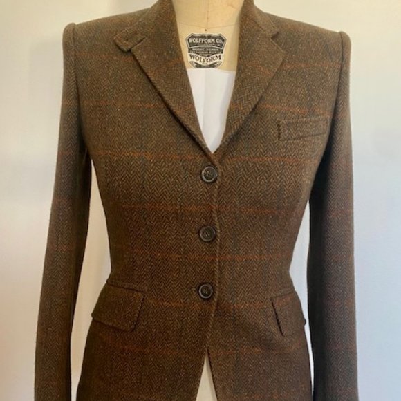 Polo Ralph Lauren Jackets & Blazers - POLO RALPH LAUREN TWEED 3 BUTTON BLAZER SIZE 4